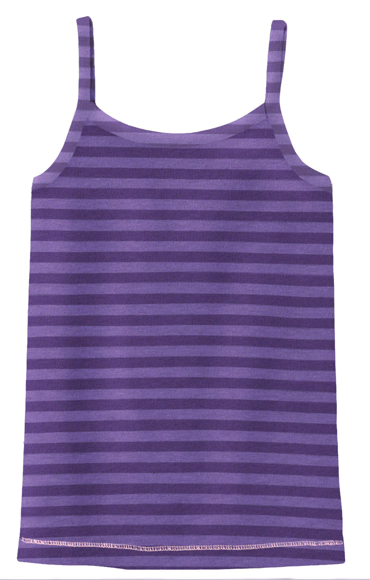 Girls Camisole - Stripes | Purple - Remutear
