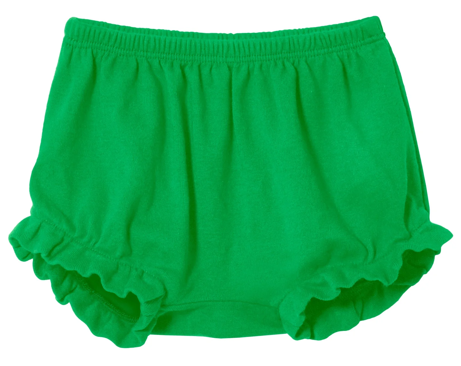 Girls Soft Cotton Bloomer Diaper Cover | Elf Green - Remutear