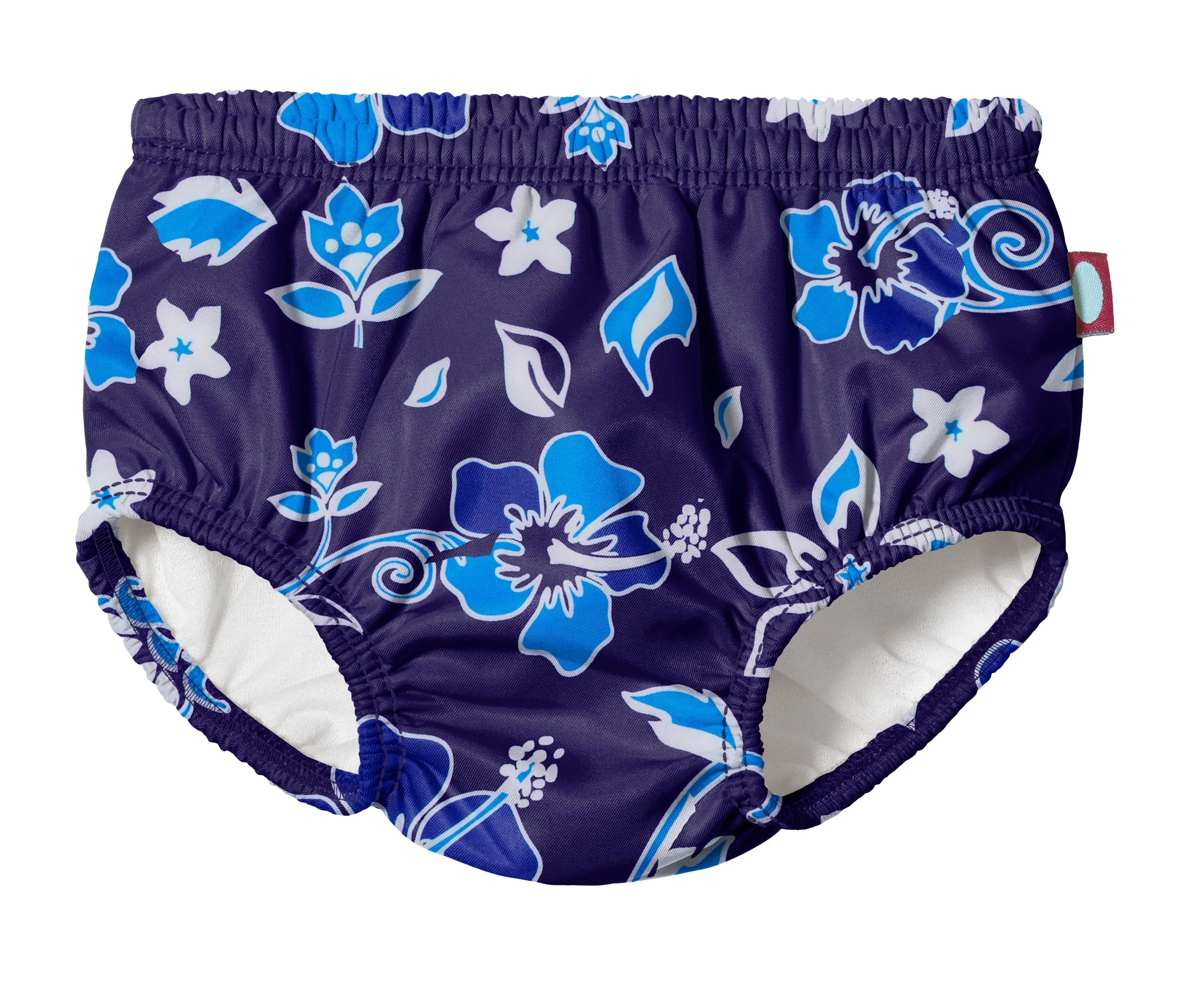 Boys and Girls Recycled Polyester UPF 50+ Swim Diaper Cover | Blue Hawaii - Remutear