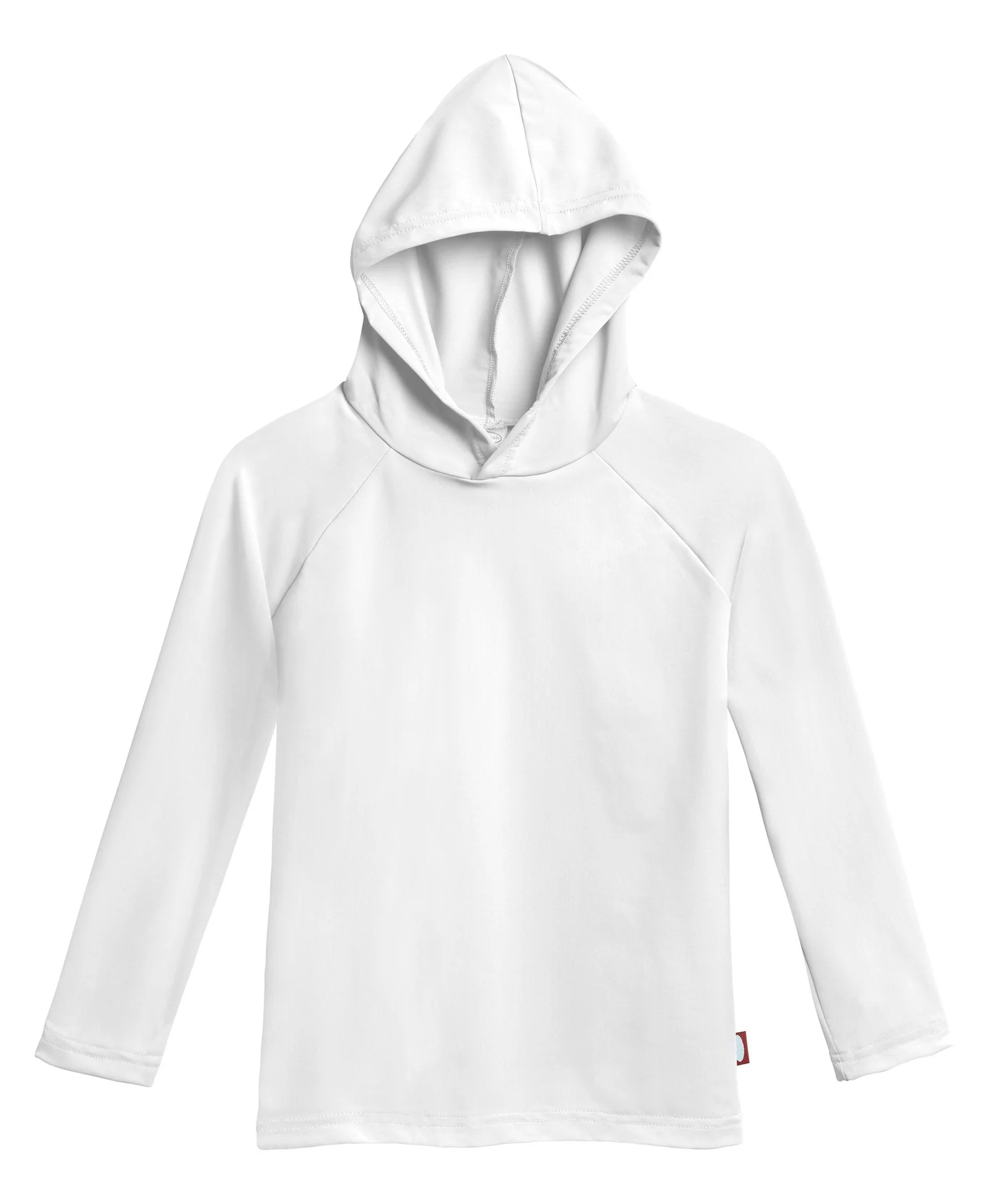 Unisex UPF 50+ Long Sleeve Hooded Rashguard | White - Remutear