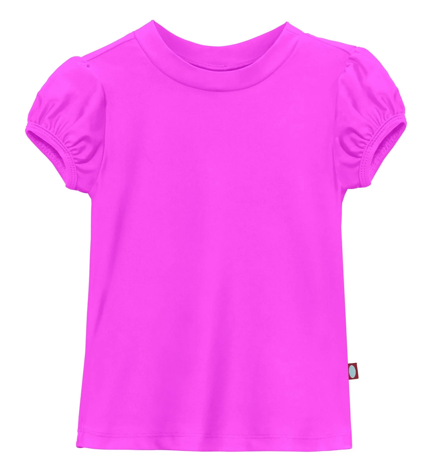 Girls UPF 50+ Puff Sleeve Rashguard | Deep Purple - Remutear