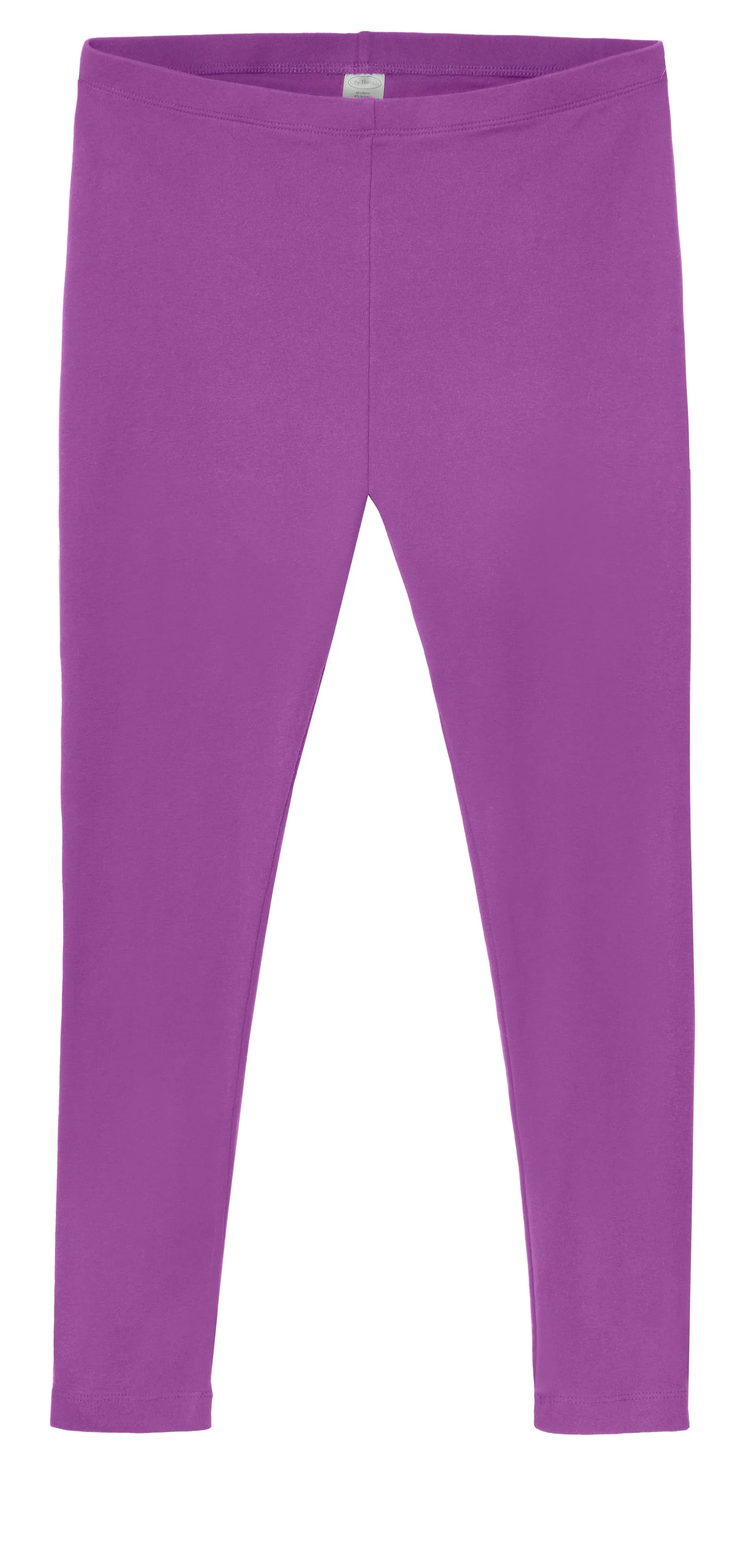 Women's Soft 100% Cotton Petite Leggings | Plum - Remutear