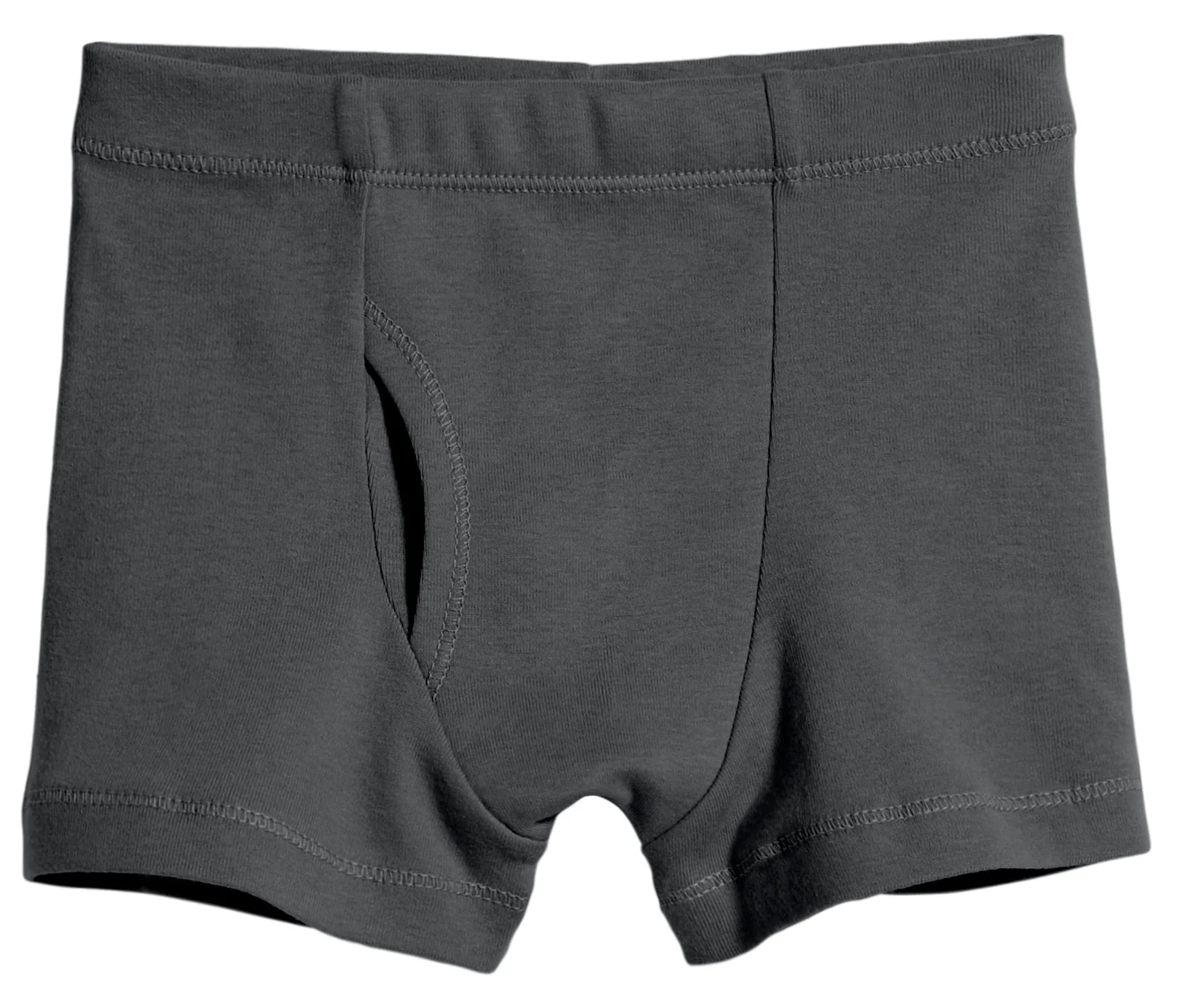Boys Organic Cotton Boxer Brief | Charcoal - Remutear