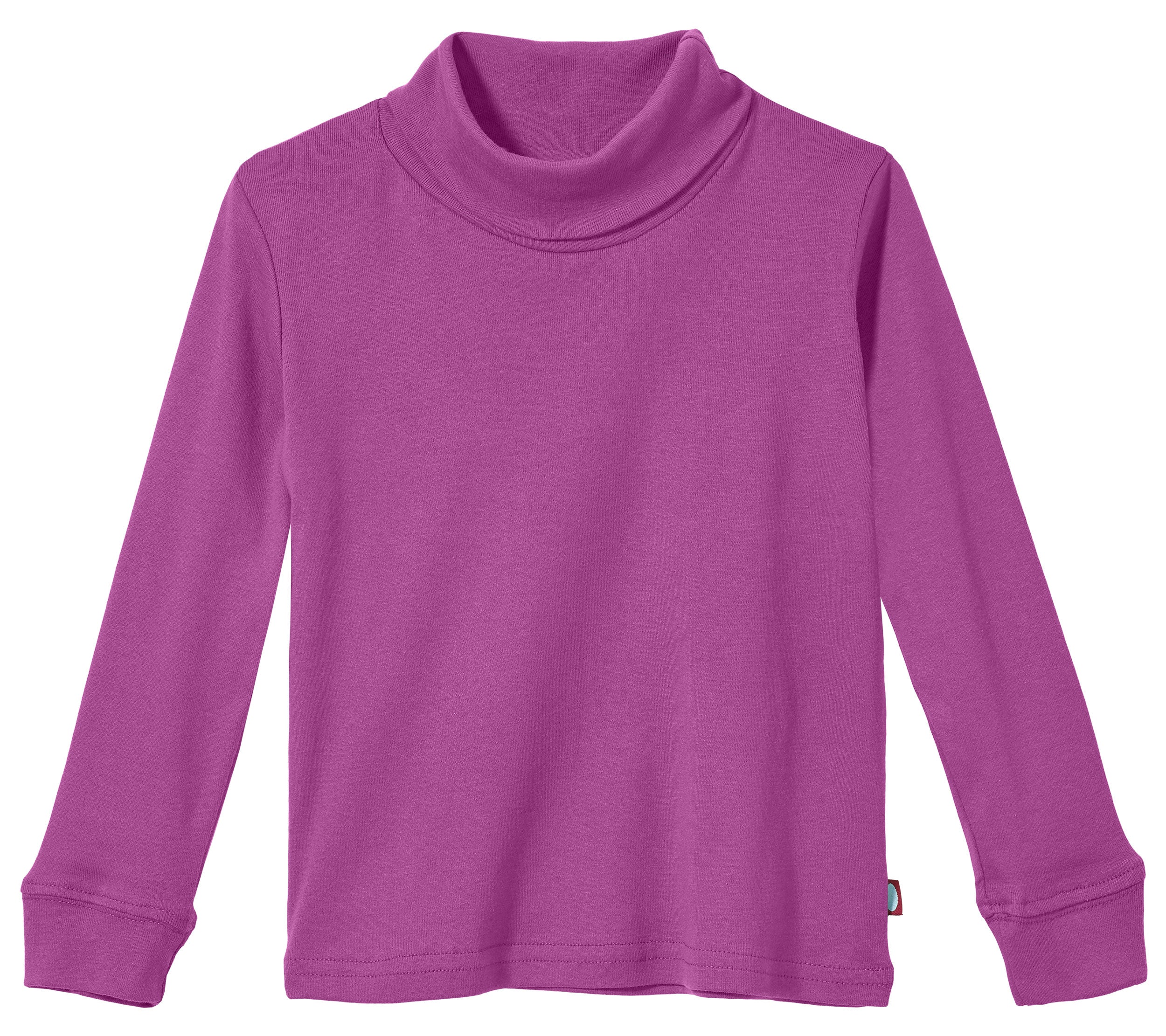 Boys and Girls Soft Cotton Turtleneck  | Plum - Remutear