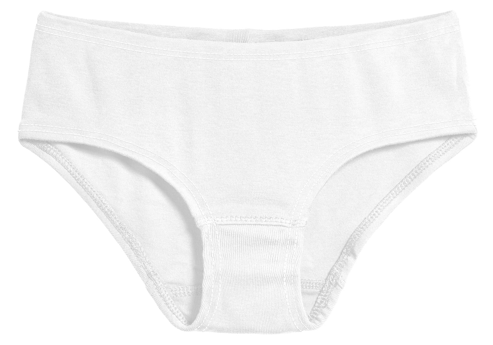 Girls Soft Cotton Brief  | White - Remutear