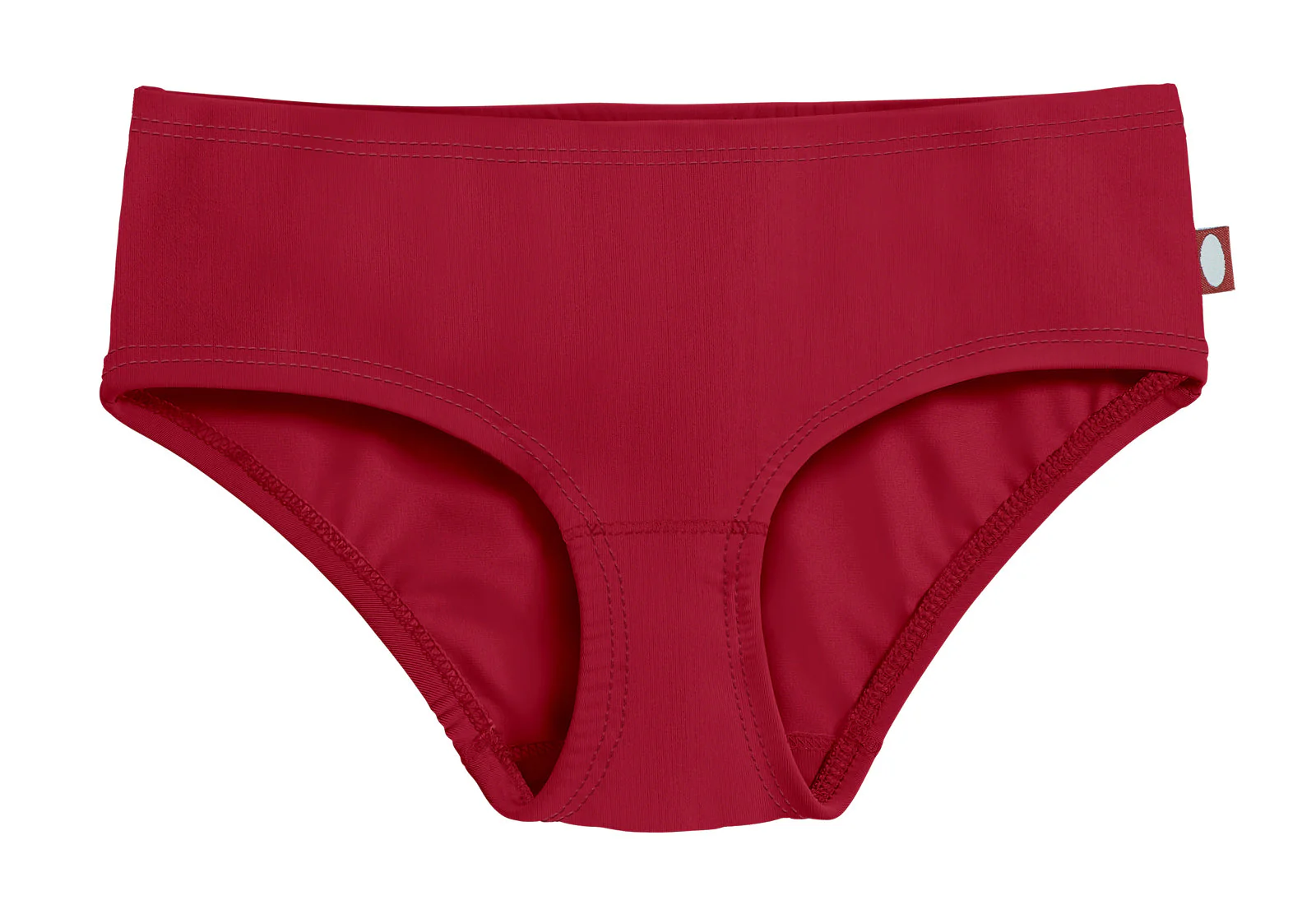 Girls Recycled Nylon UPF 50+ Swim Brief | Red - Remutear