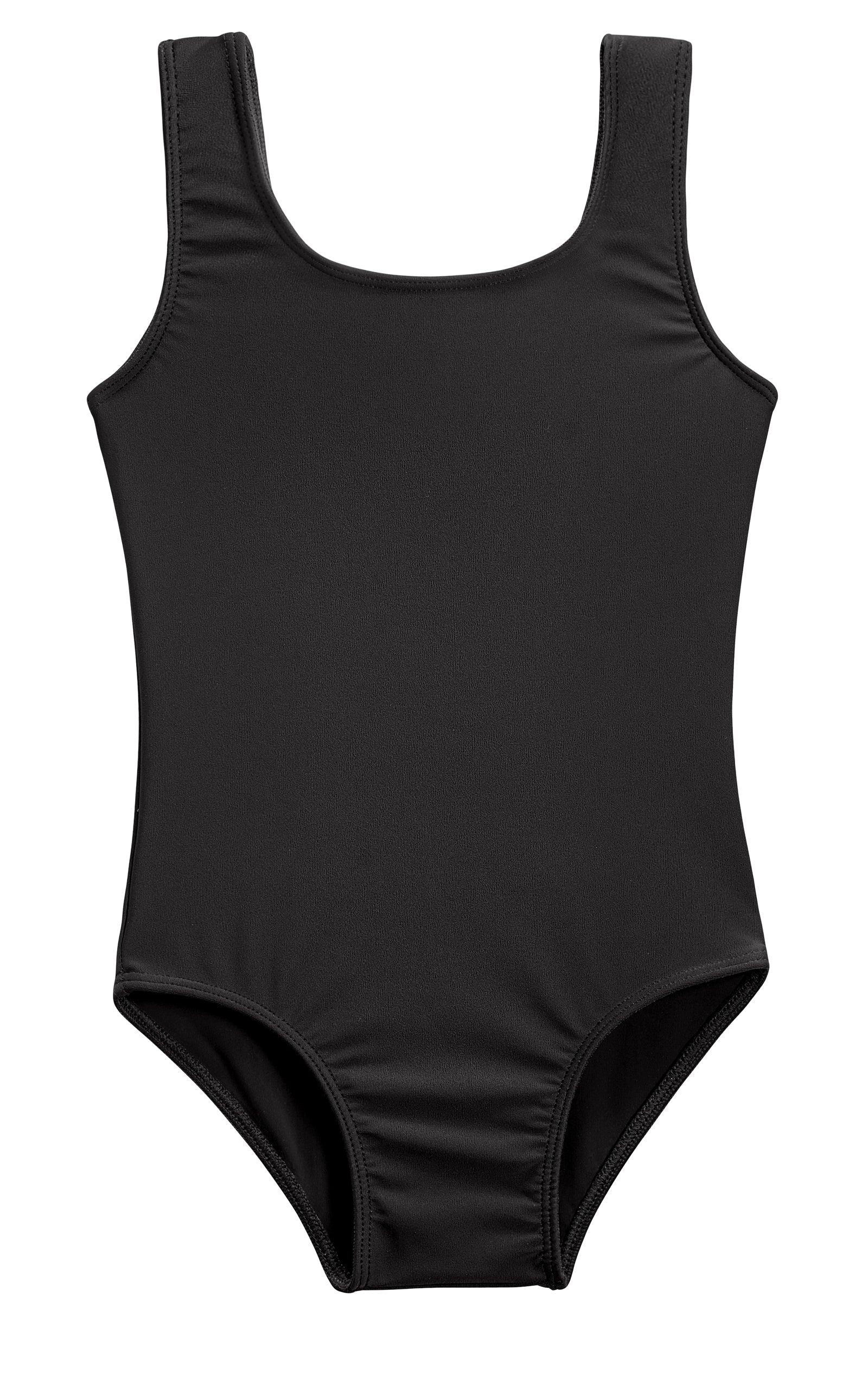 Girls UPF 50+ One Piece Swimsuit | Black - Remutear
