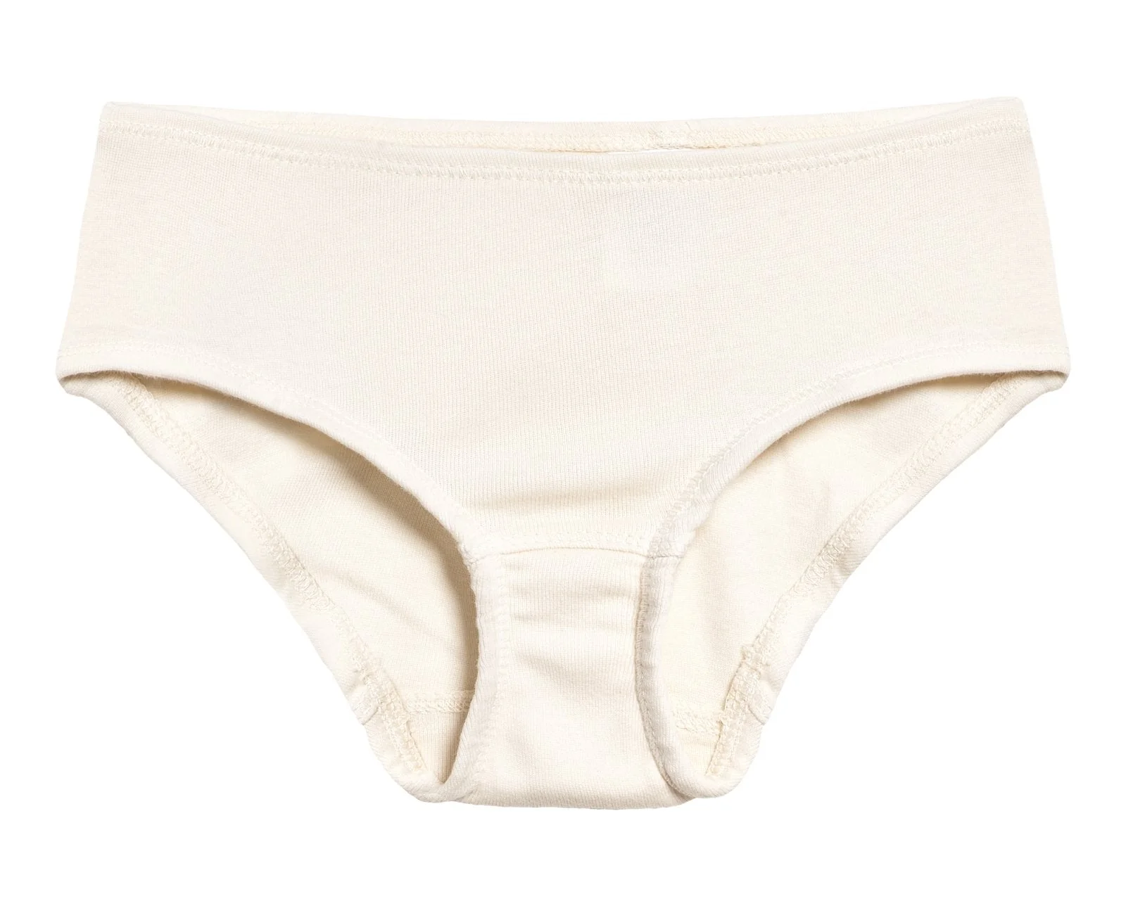 Girls Organic Cotton Brief | Oatmeal - Remutear