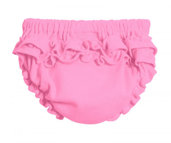 Girls Soft Cotton Ruffle Diaper Cover | Bubblegum - Remutear