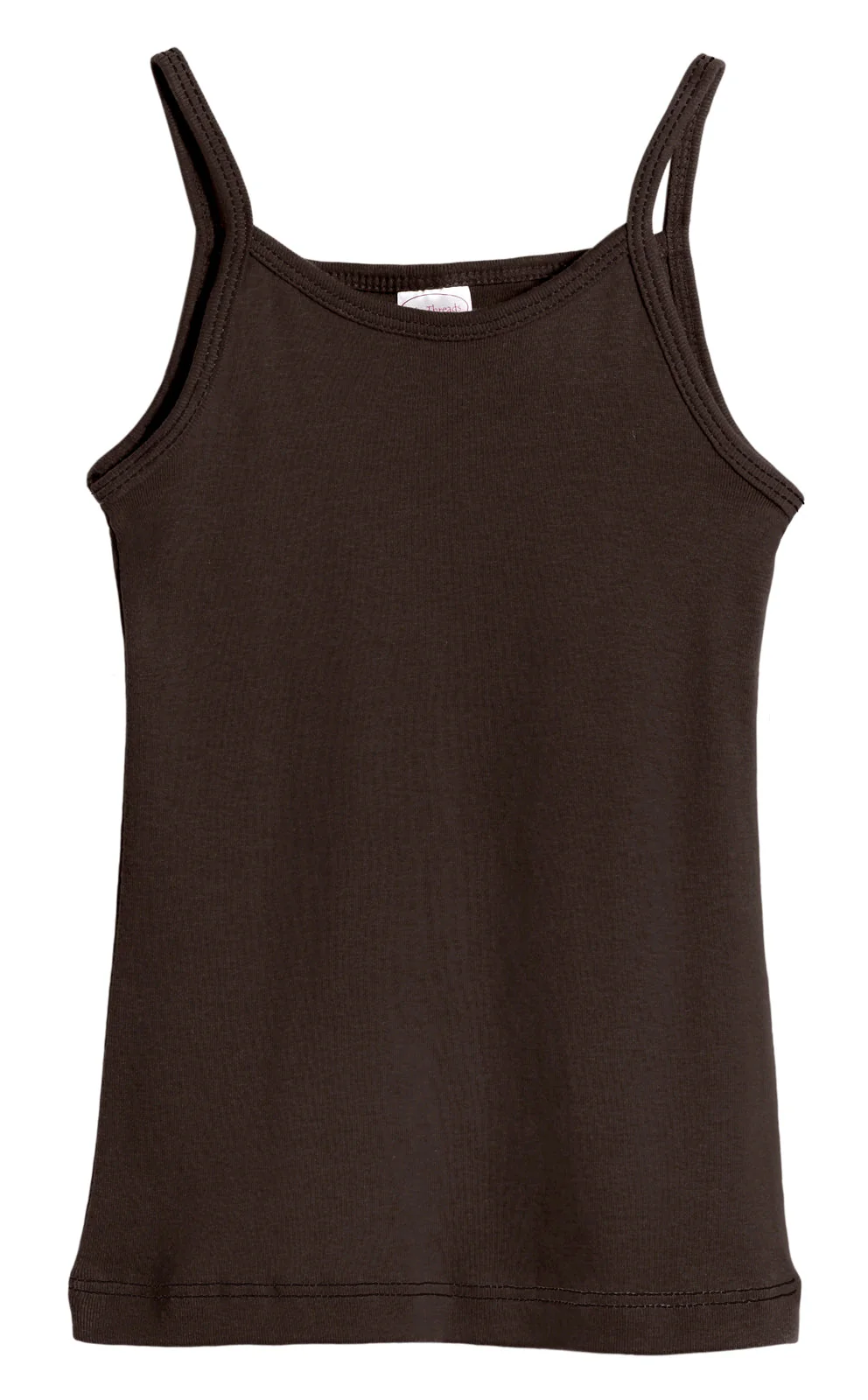 Girls Soft Cotton Camisole | Chocolate - Remutear