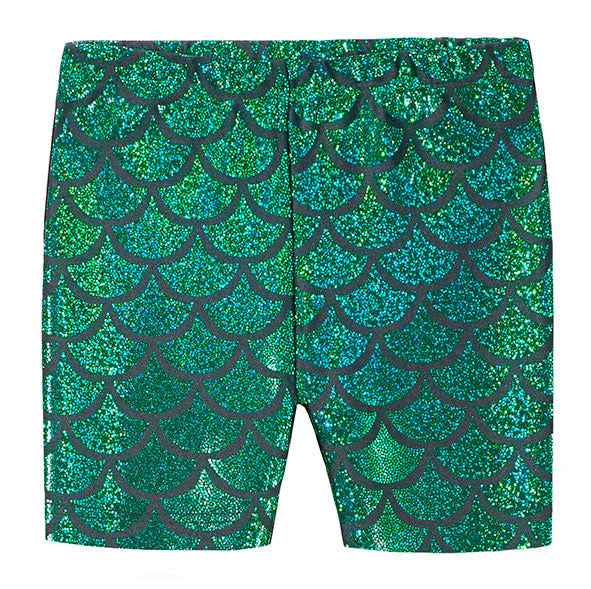 Girls Novelty Bike Shorts  | Elf Mermaid Sparkle - Remutear