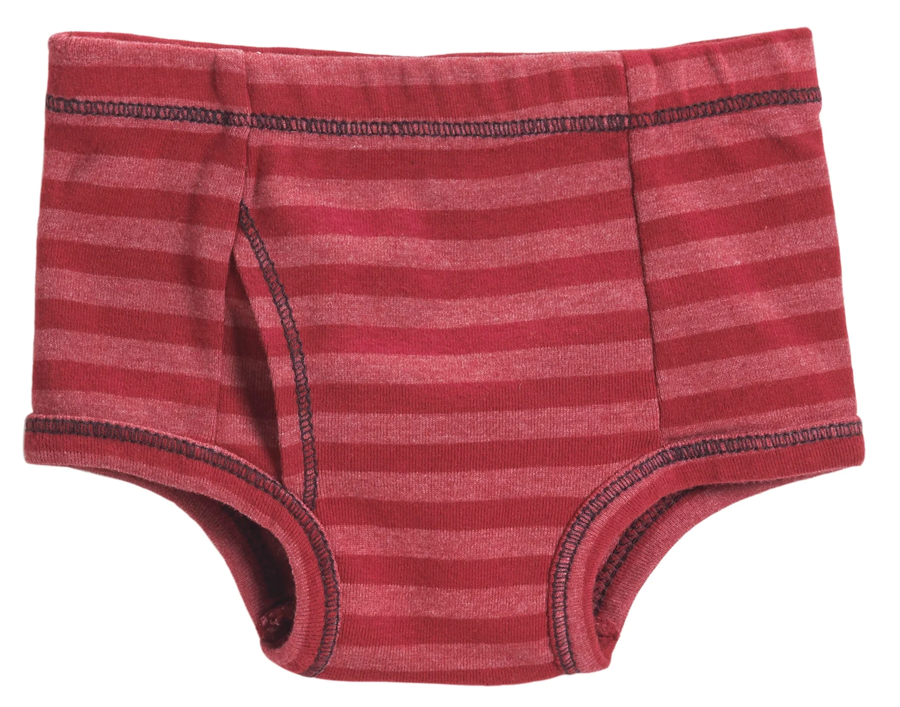 Boys Soft Stripe Brief | Red - Remutear