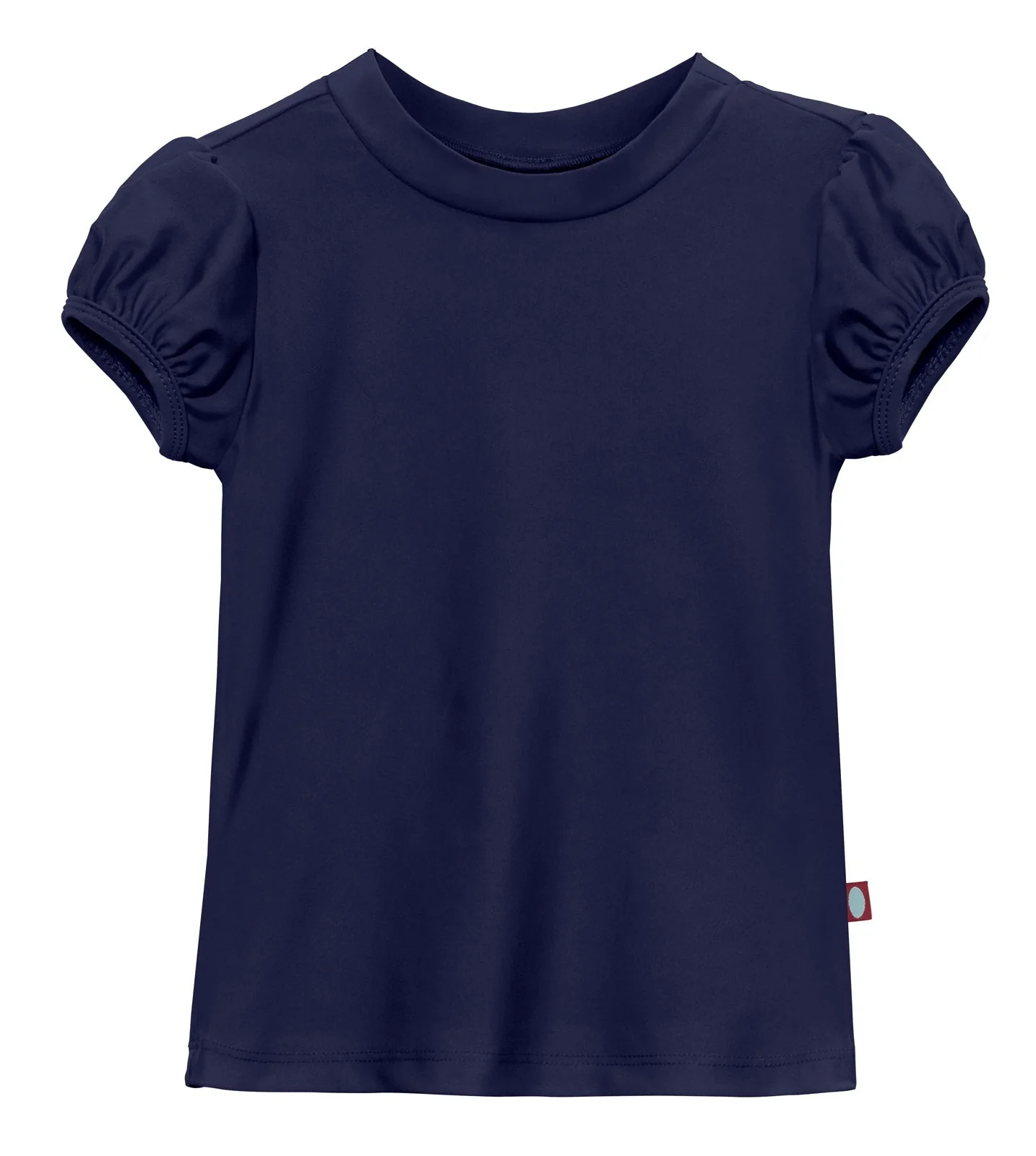 Girls UPF 50+ Puff Sleeve Rashguard | Navy - Remutear