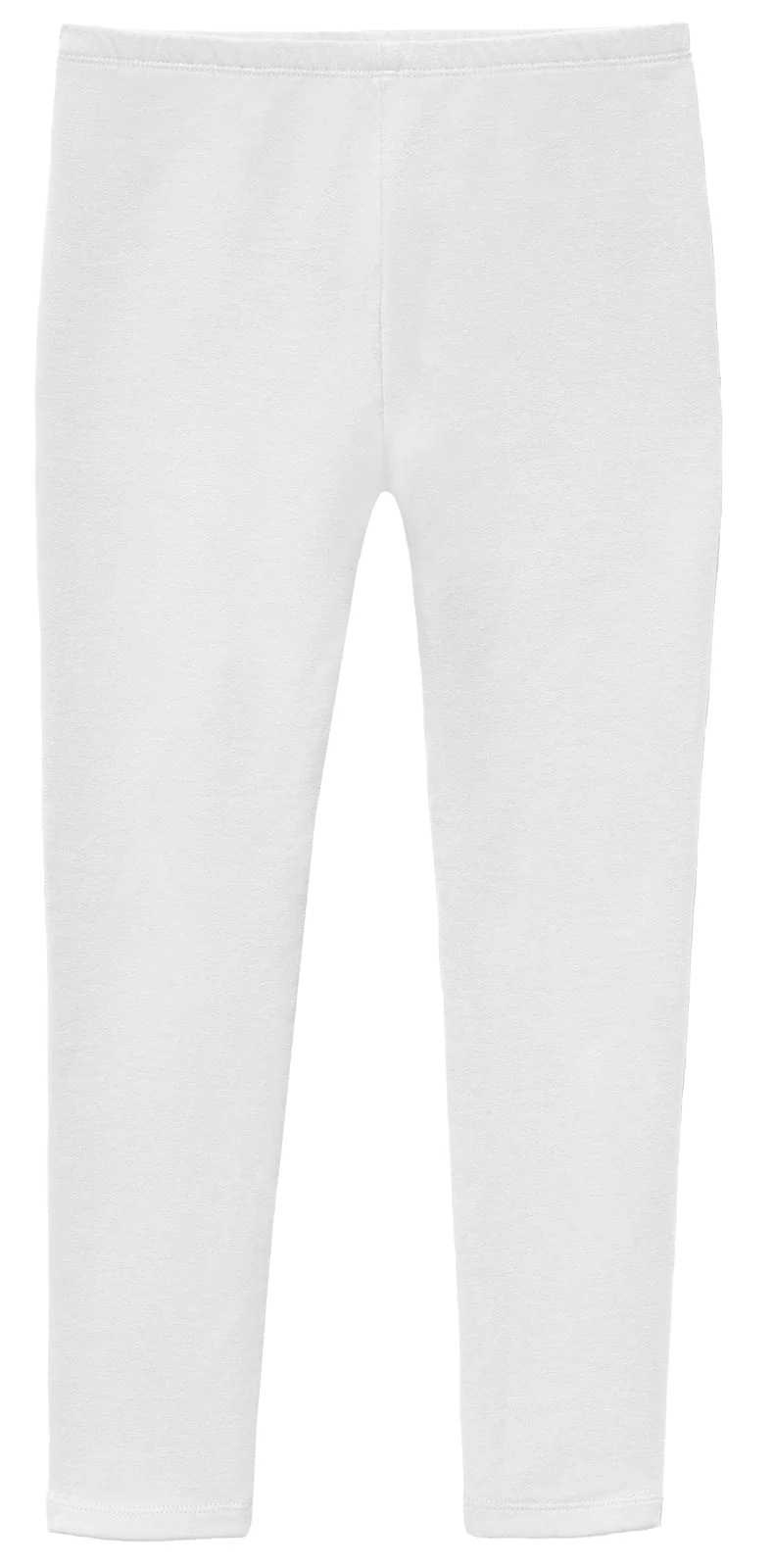 Soft Fleece Stretch Leggings| White - Remutear