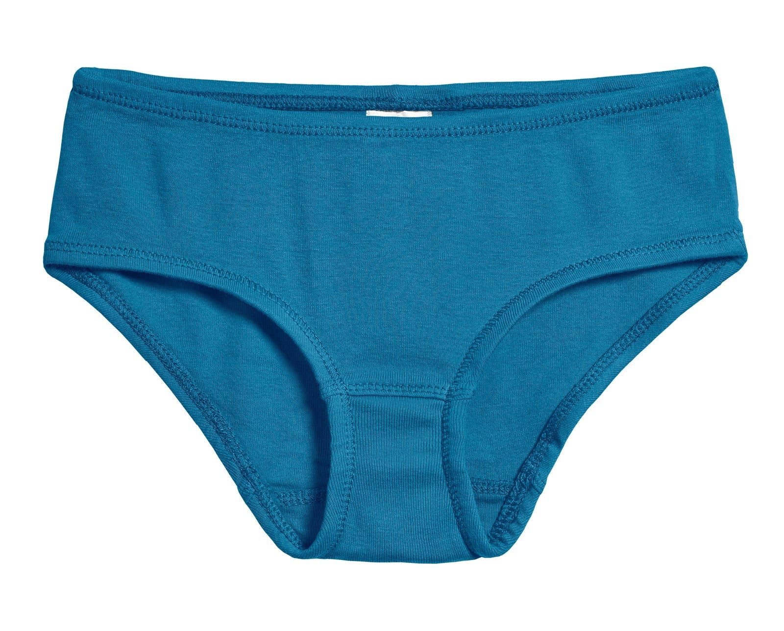 Girls Organic Cotton Brief | Teal - Remutear