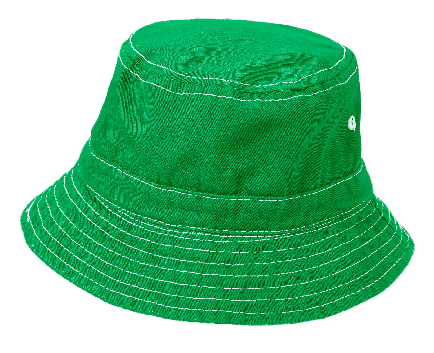 Boys and Girls 100% Cotton Twill UPF 50+ Wharf Hat | Elf Green (Dyed & Finished in USA*) - Remutear