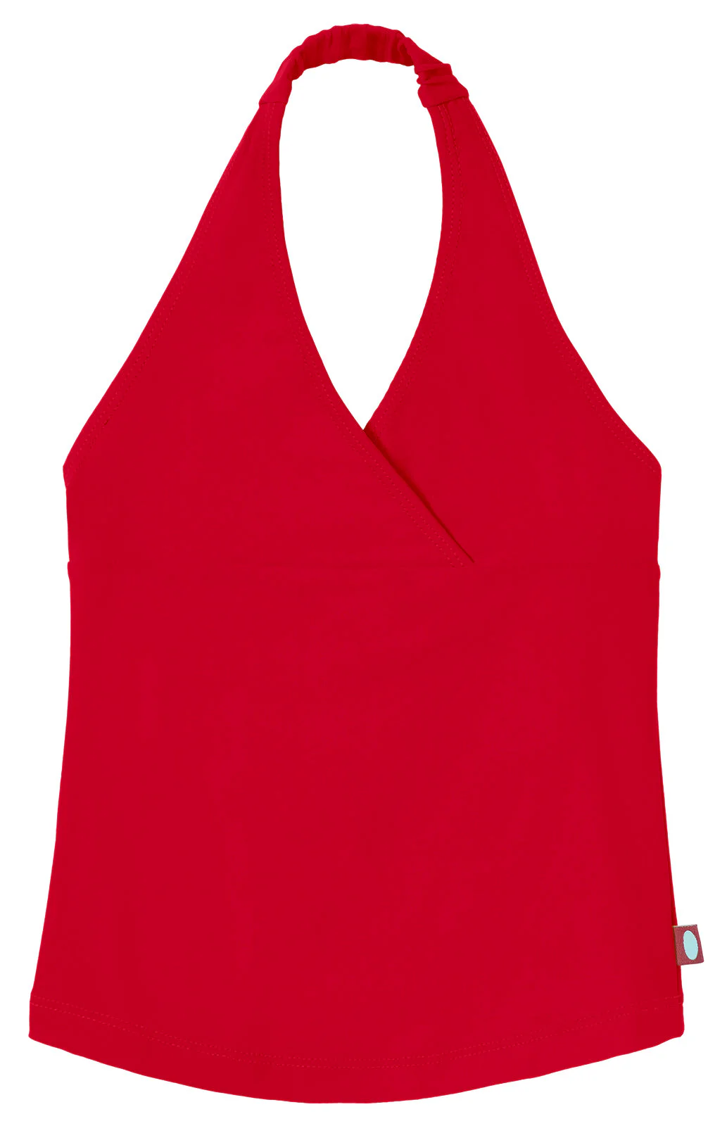 Girls UPF 50+ Swim Halter Top | Red - Remutear