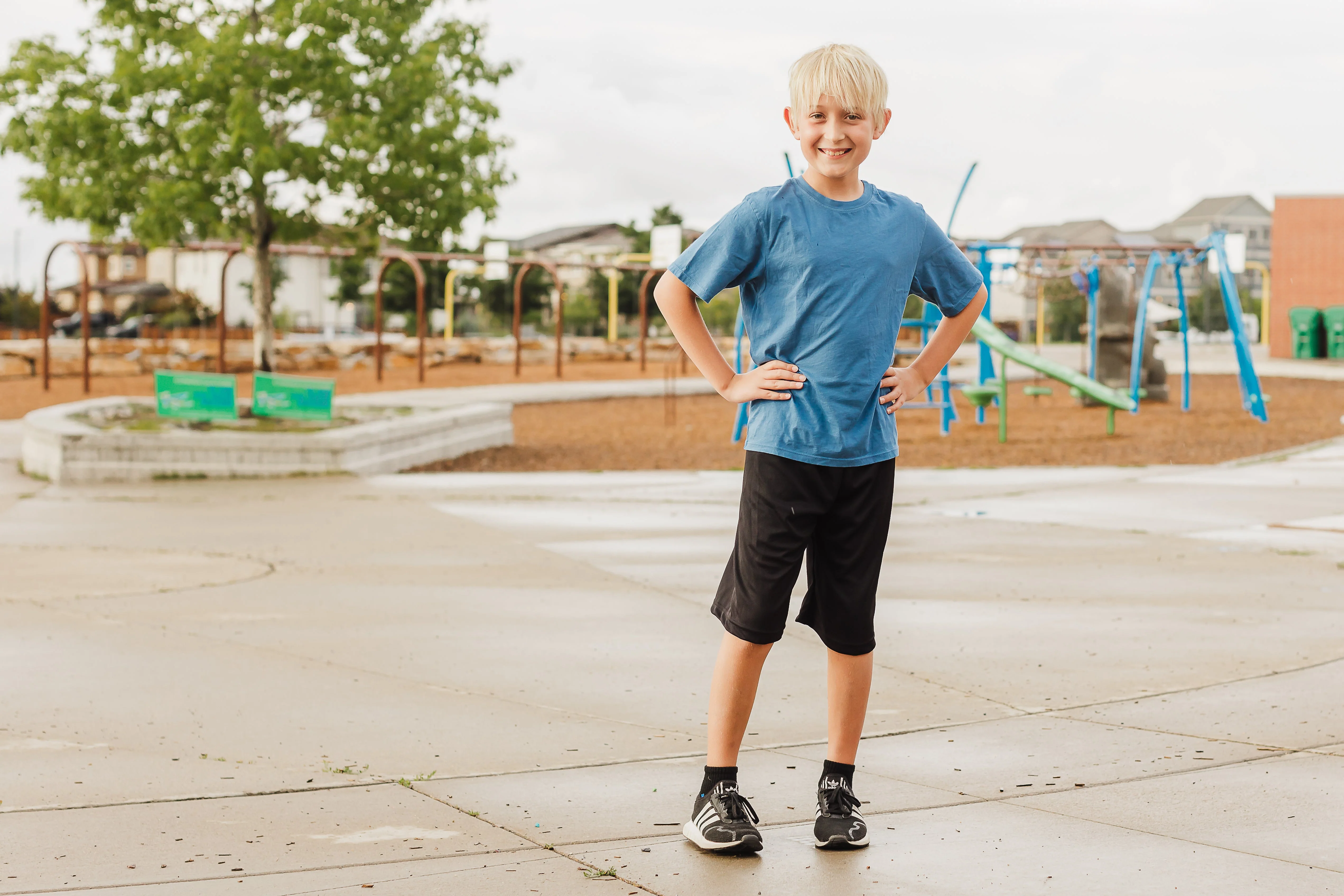 Boys Simple Athletic Shorts - Remutear