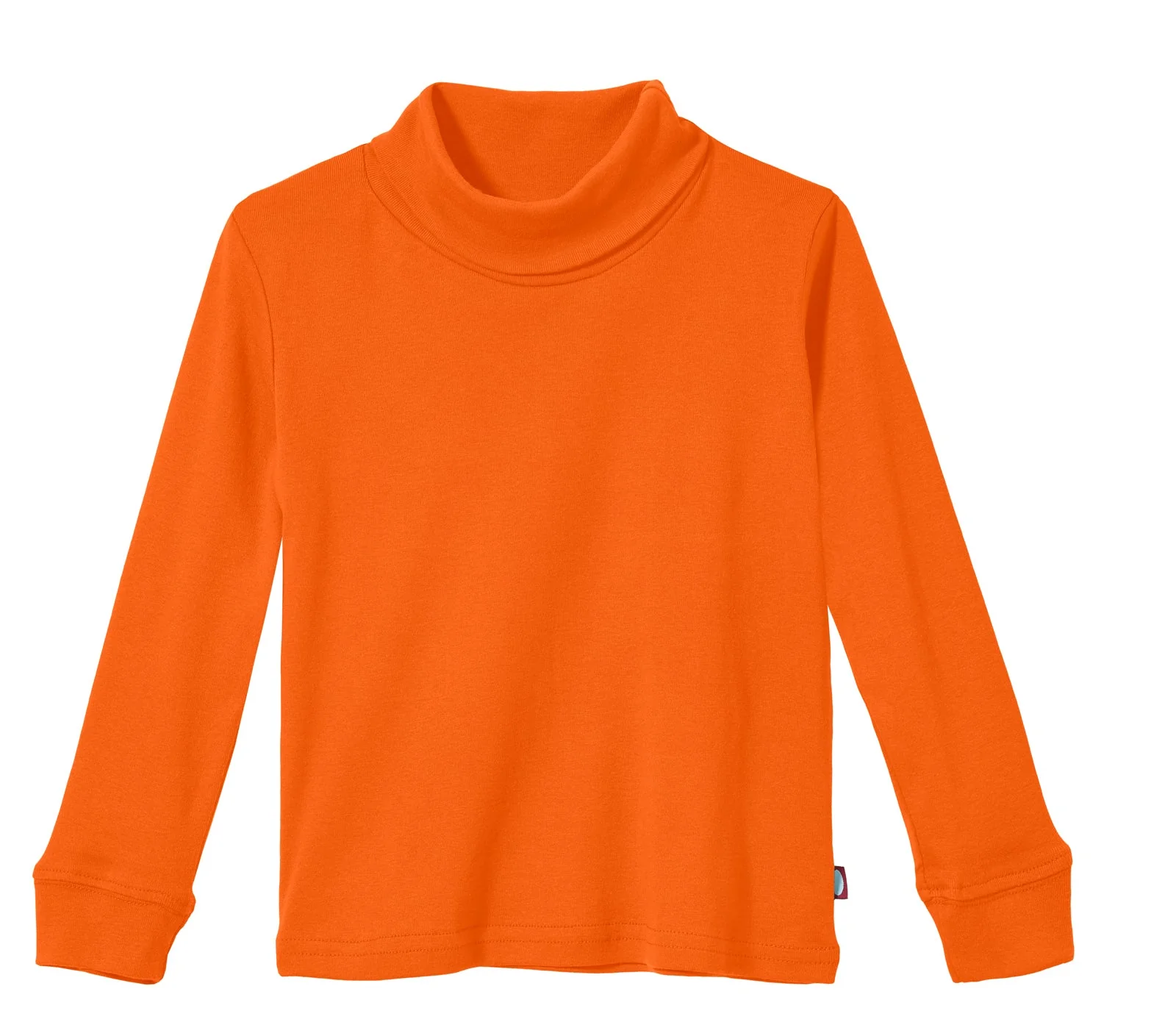 Boys and Girls Soft Cotton Turtleneck  | Orange - Remutear