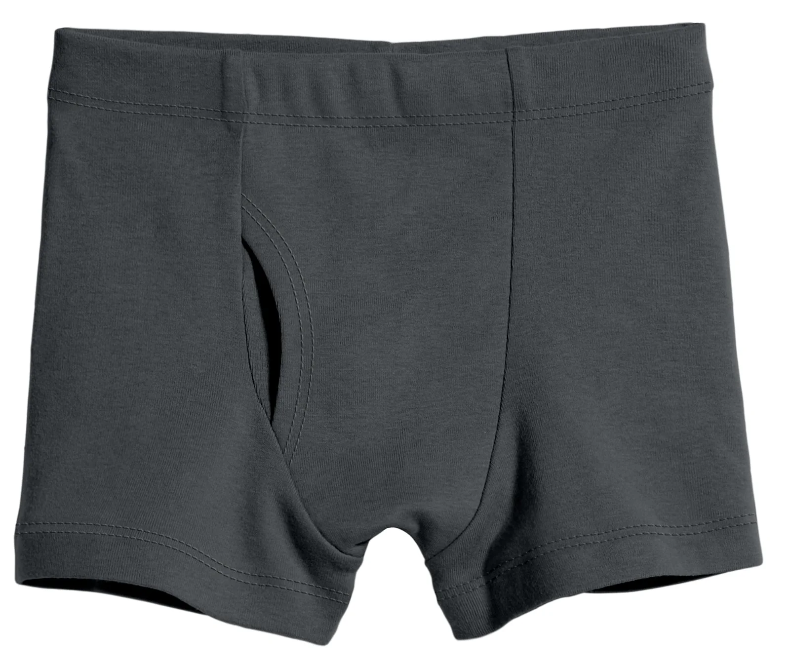 Boys Organic Boxer Briefs Seconds | Damage Charcoal - Remutear