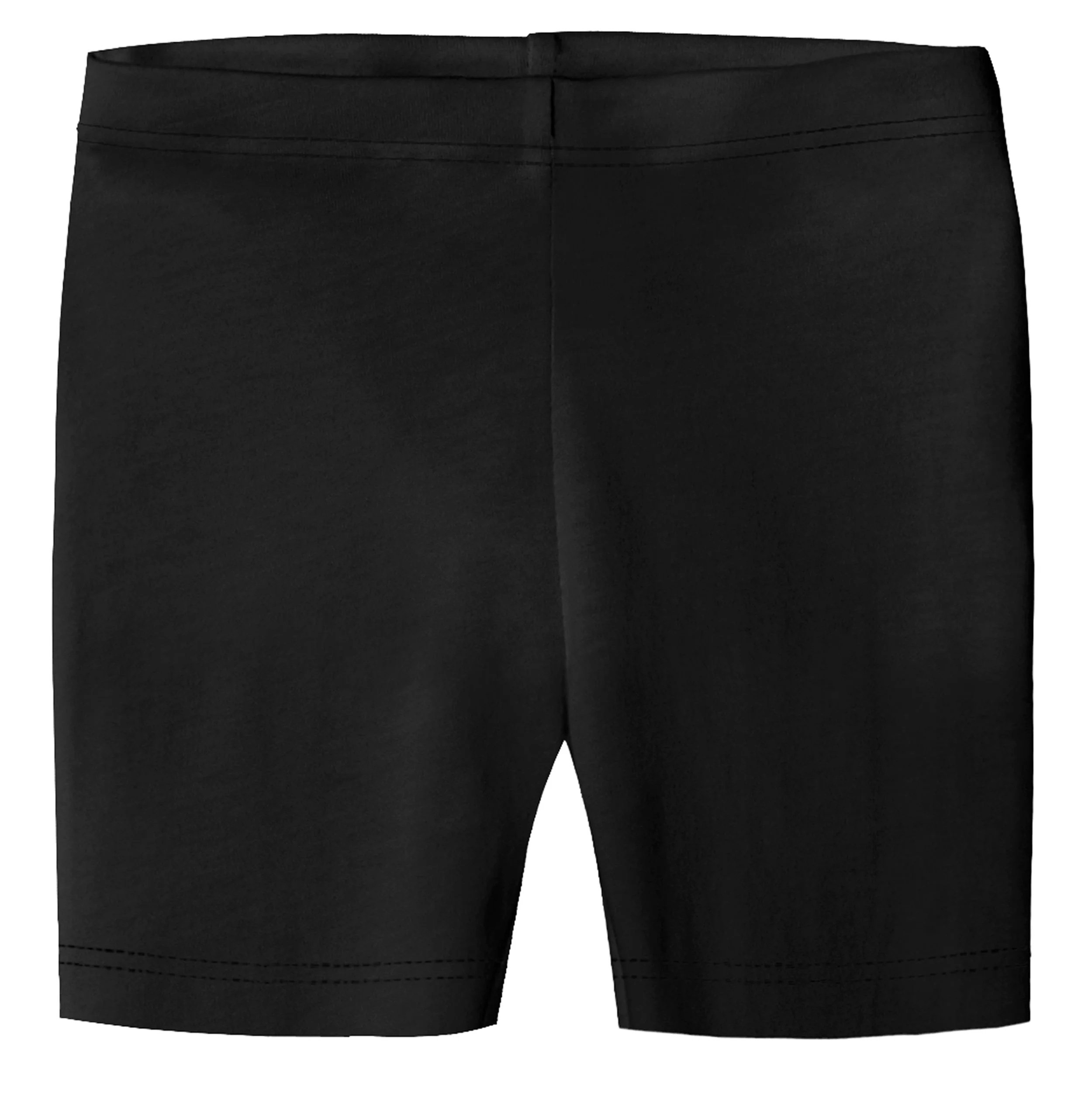 Girls Soft Organic Cotton Bike Shorts | Black - Remutear