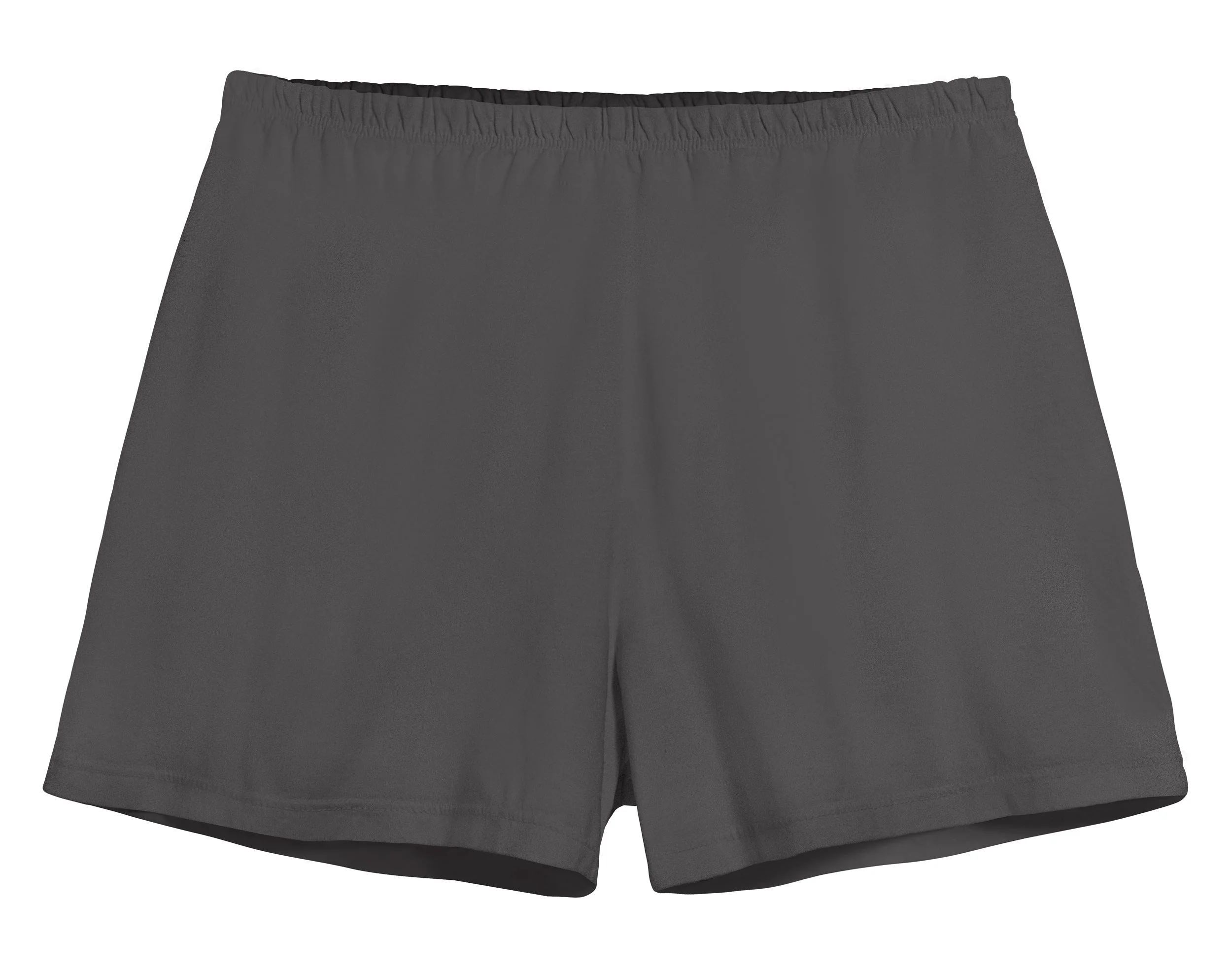 Women's Soft Cotton Comfy Knit Lounge Shorts | Charcoal - Remutear
