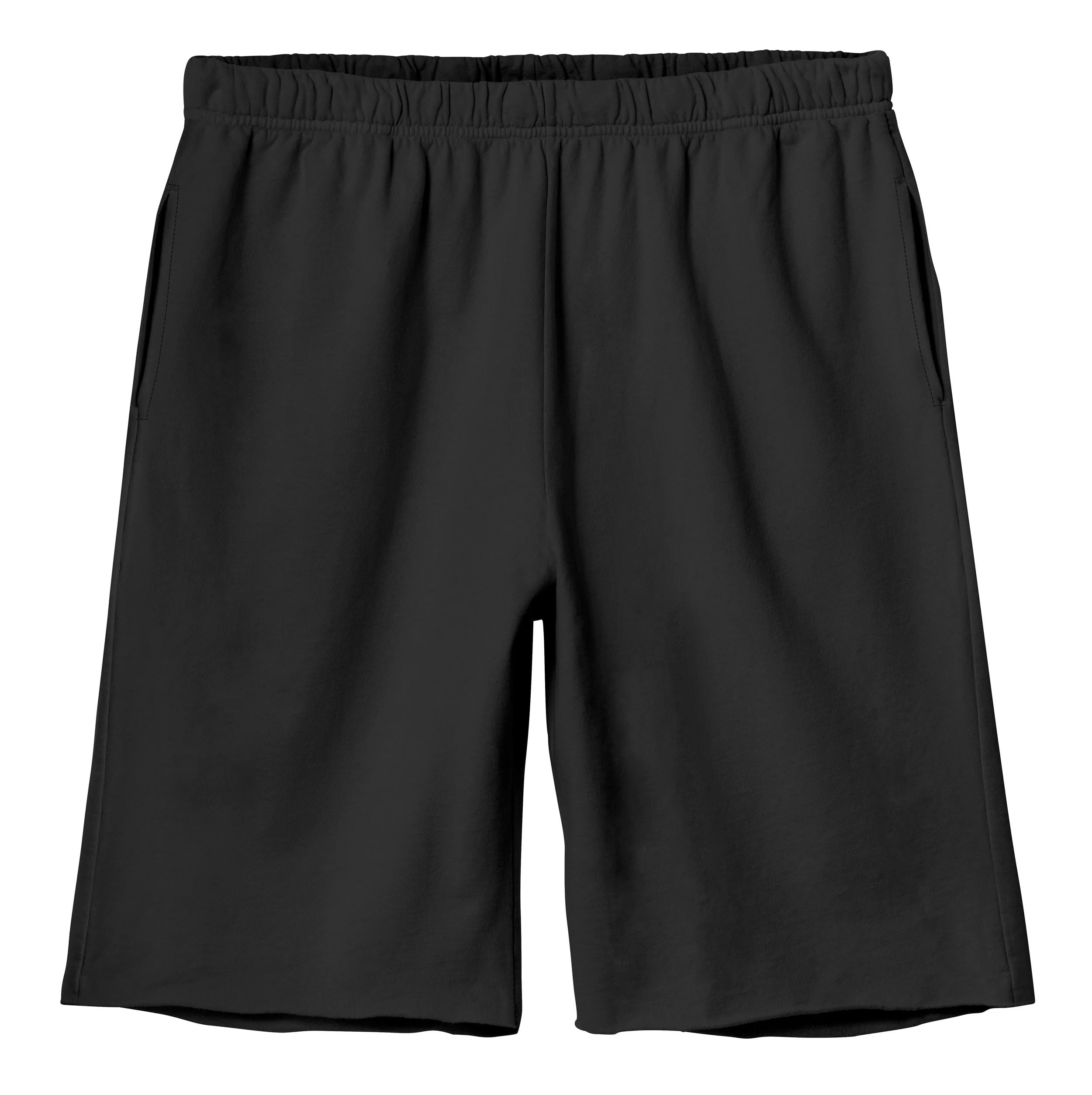 The Softest Men's 100% Cotton Fleece Athletic Short | Black - Remutear