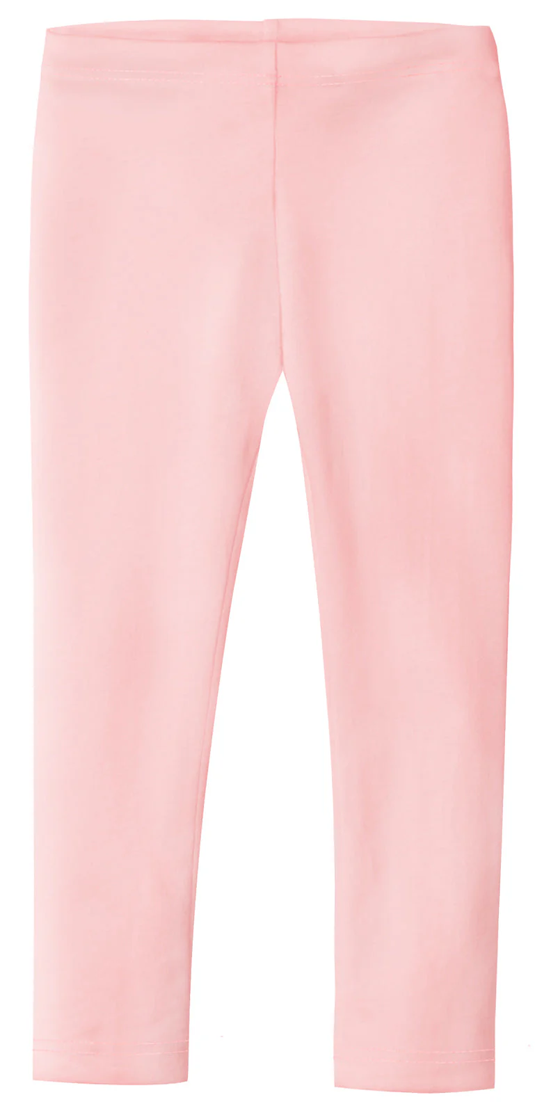 Girls Soft 100% Cotton Solid Colored Leggings | Pink - Remutear