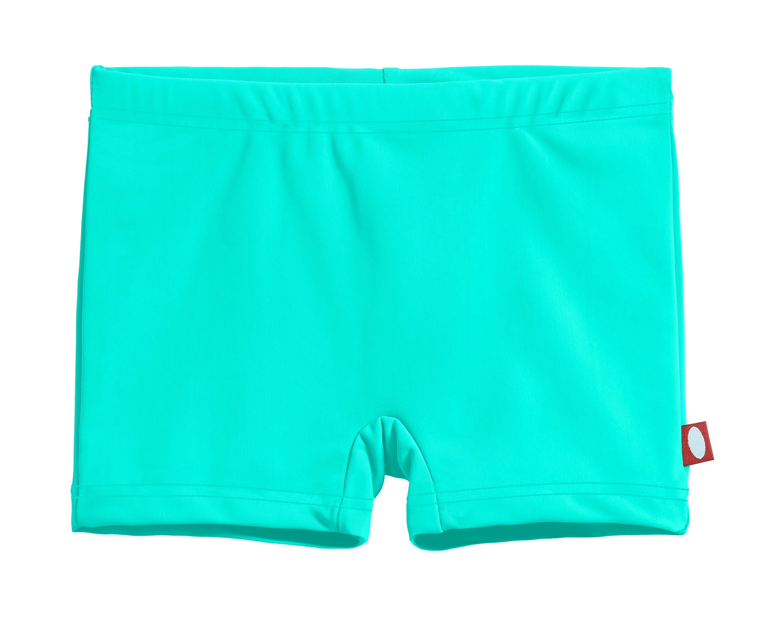 Girls Recycled Nylon UPF 50+ Swim Boy Shorts | Aqua - Remutear