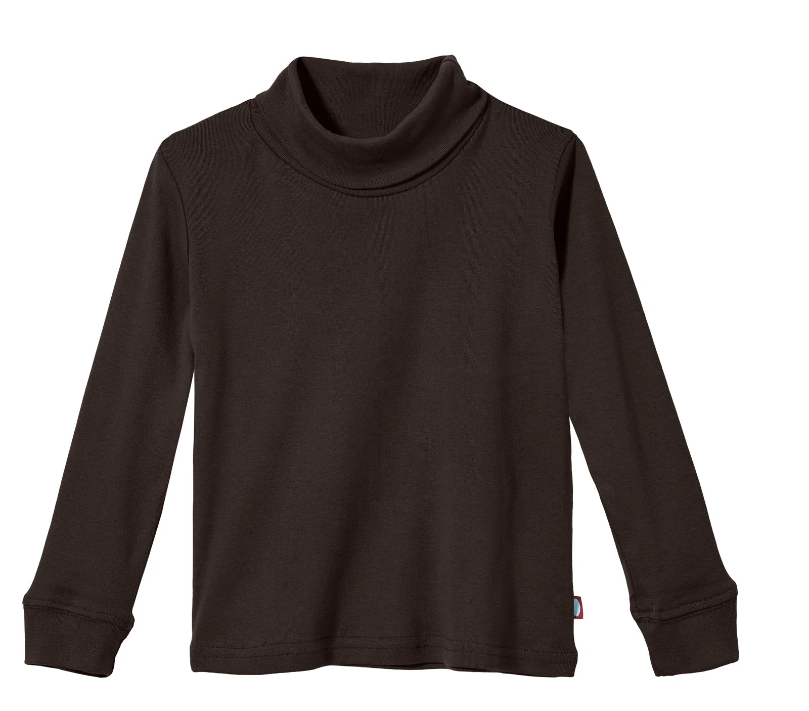 Boys and Girls Soft Cotton Turtleneck  | Chocolate - Remutear