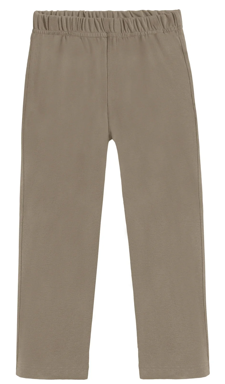 Boys Soft Cotton Athletic Pants - UPF 50+ | Dark Khaki - Remutear